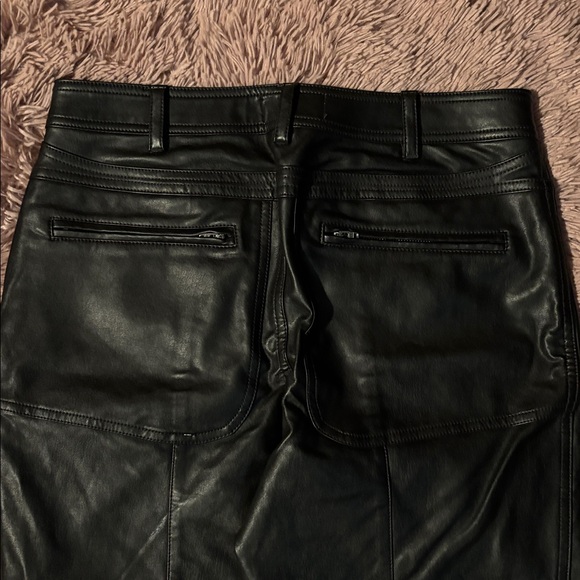 We The Free Black Leather Trousers - Picture 5 of 9